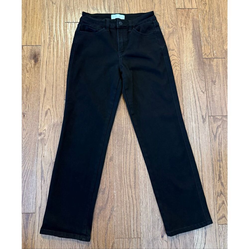 Vervet black high rise straight crop jeans size 26 - Picture 3 of 8